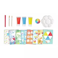Pintura con mezcla de colores · Hape