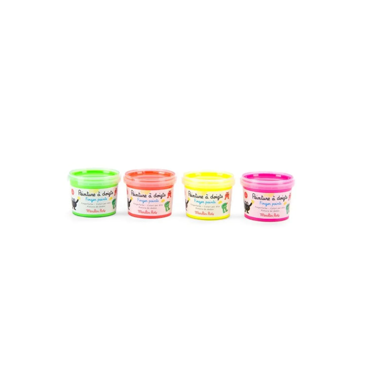 Pintura de dedos fluorescente Schmouks · Moulin Roty