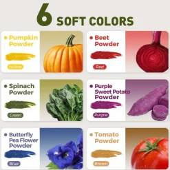 Pintura vegetal en polvo natural (6 colores) · Jarmelo