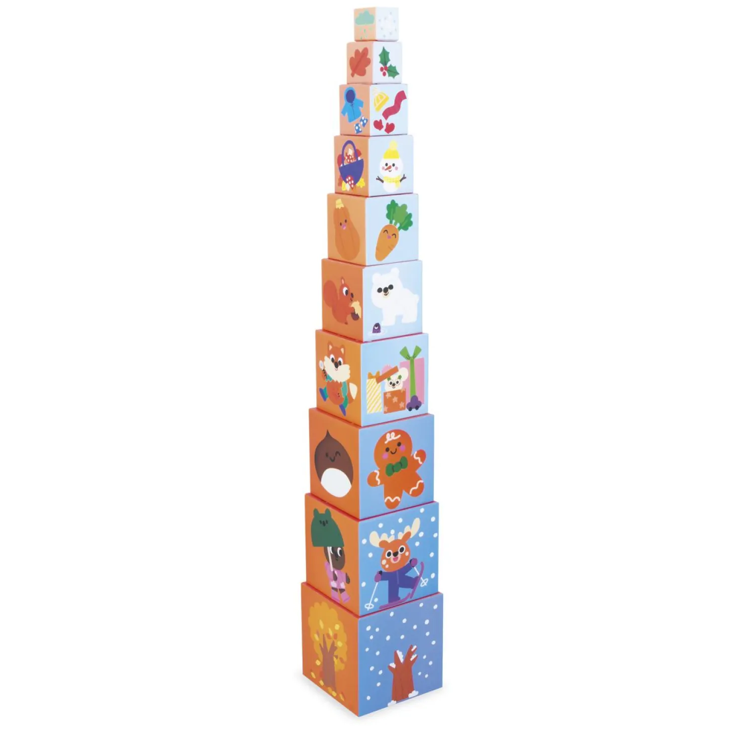 Piramide cuadrada Las 4 Estaciones · Janod