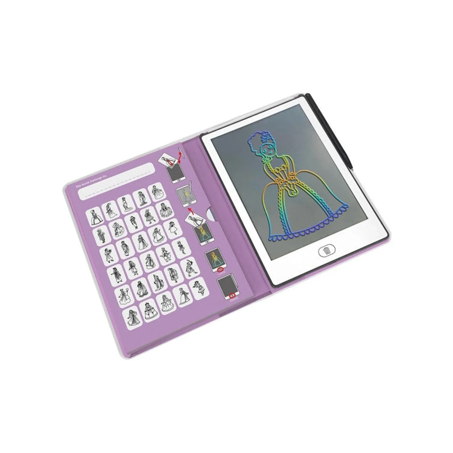 Pizarra Kidydraw Mini Princesas