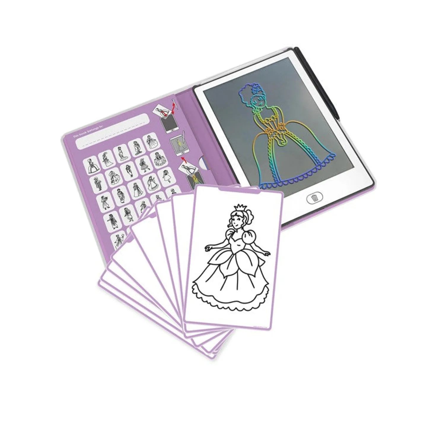 Pizarra Kidydraw Mini Princesas