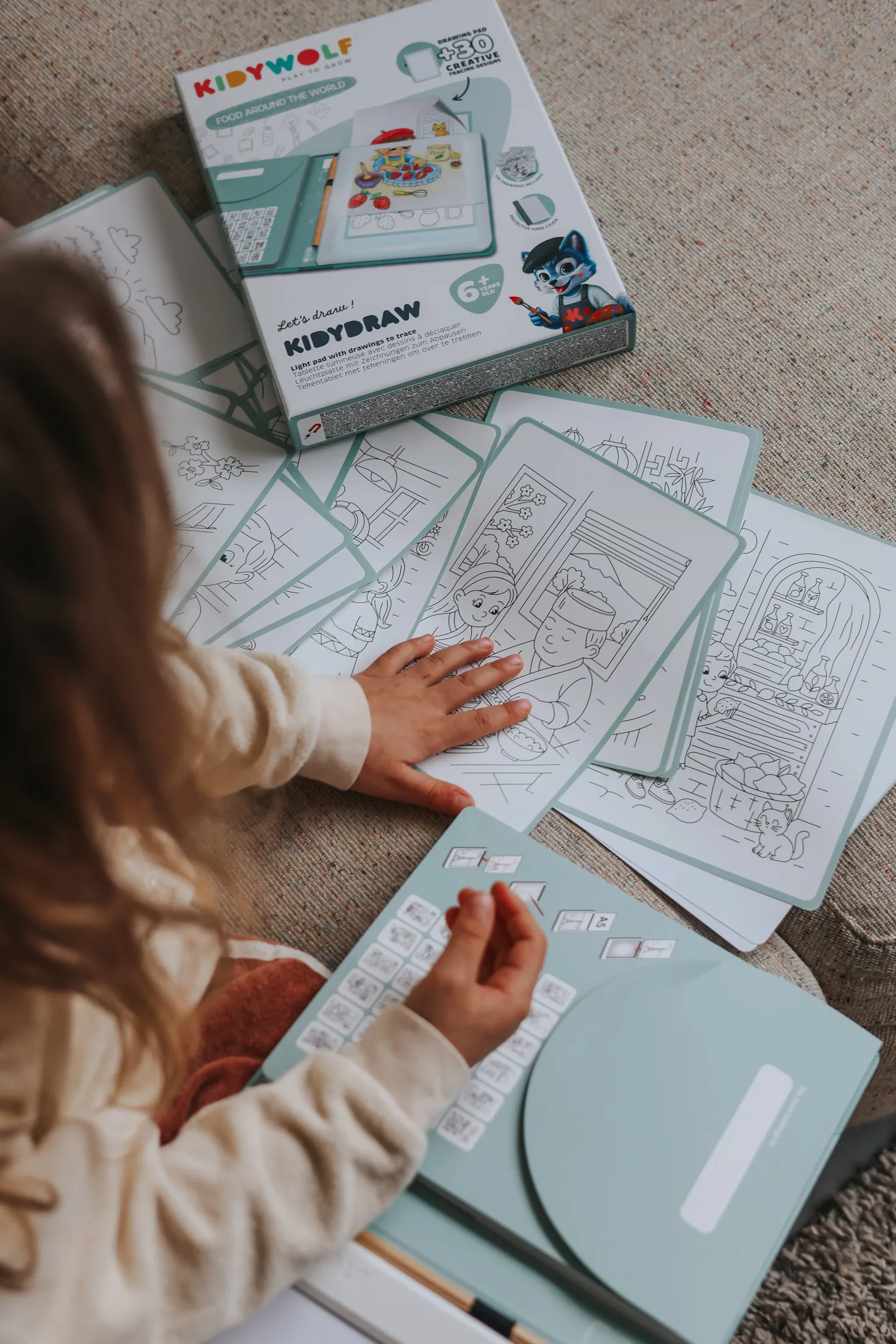 Pizarra Kidydraw PAD Alimentos