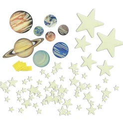 Planetas y Estrellas Brillantes en la Oscuridad · 4M