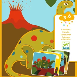 Plantillas Dinosaurios DJECO