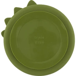 Plato compartimentos silicona Dino · Trixie