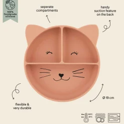 Plato compartimentos silicona Gato · Trixie