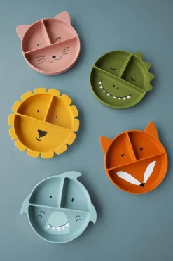 Plato compartimentos silicona Shark · Trixie