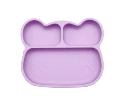 Plato con Ventosa Oso Lilac
