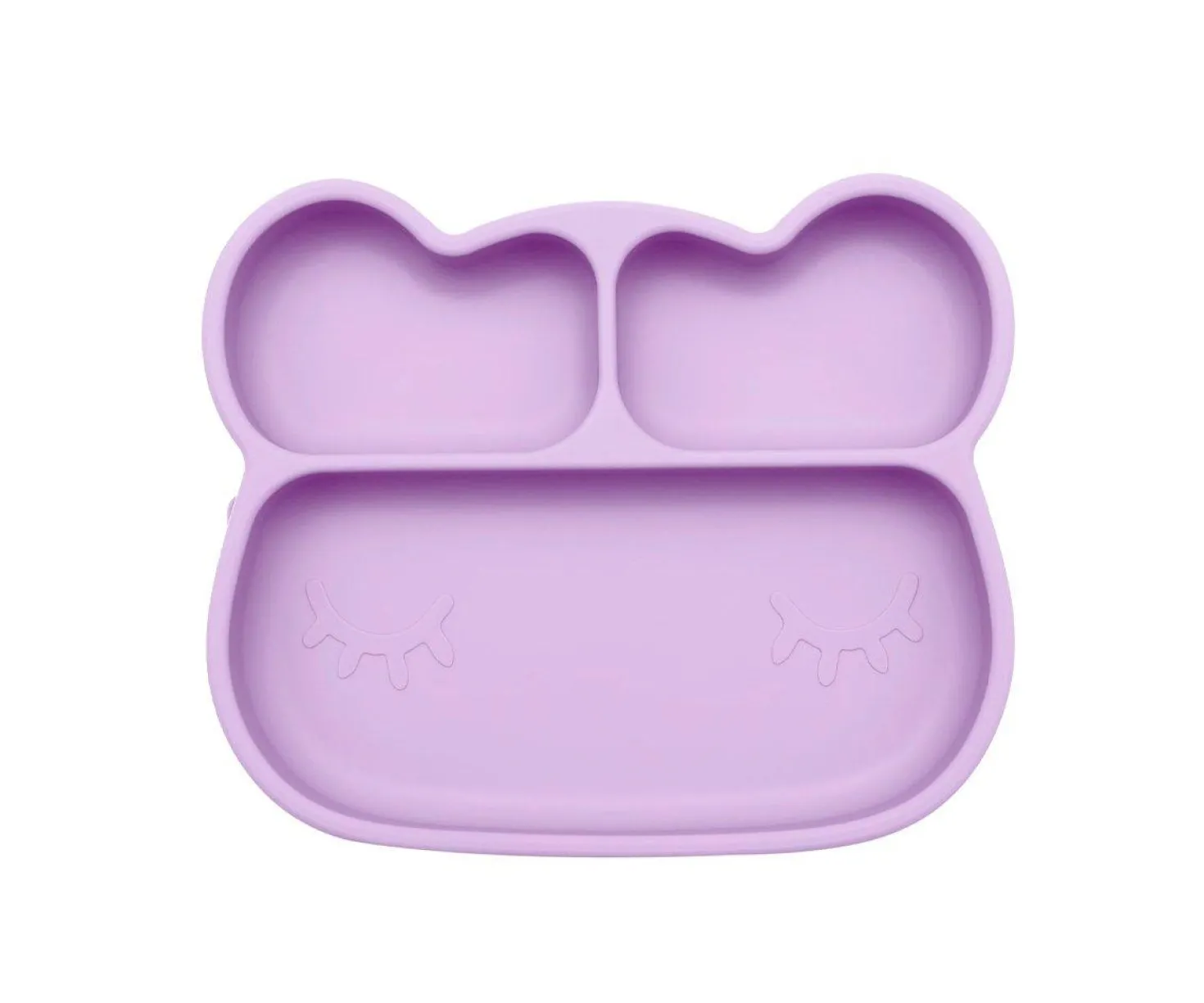 Plato con Ventosa Oso Lilac