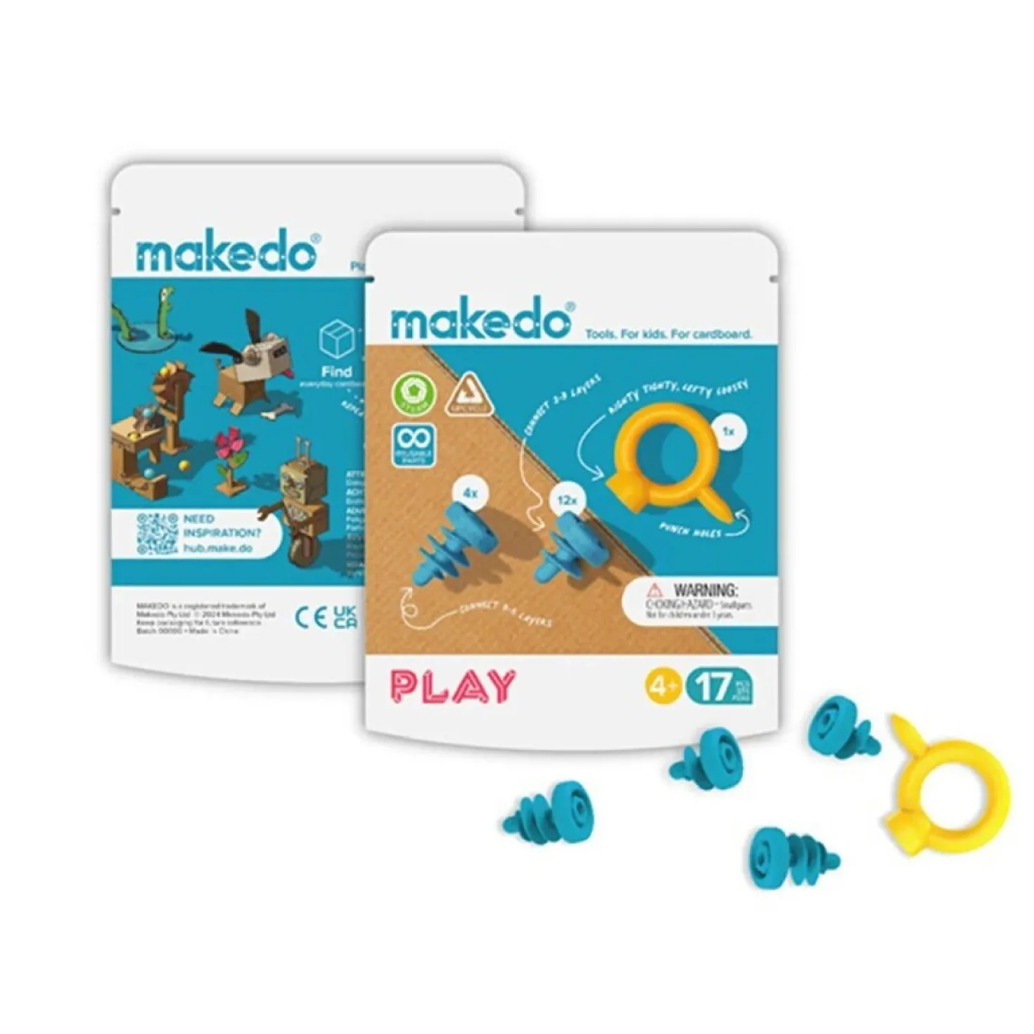 Play Kit 17 piezas Makedo