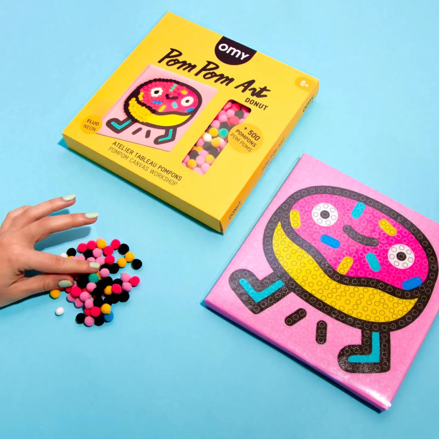 Pom Pom Art Donut · OMY