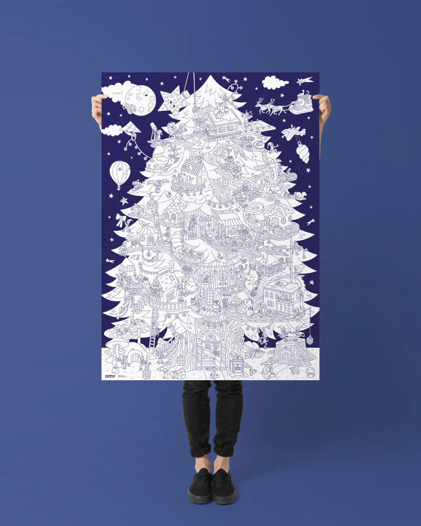 Poster XL Christmas Magic Tree 100x70 · OMY