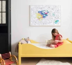 Poster XL Cosmos para colorear 100x70 · OMY