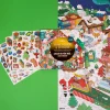 Poster XL Santa Claus mas pegatinas 100x30 · OMY