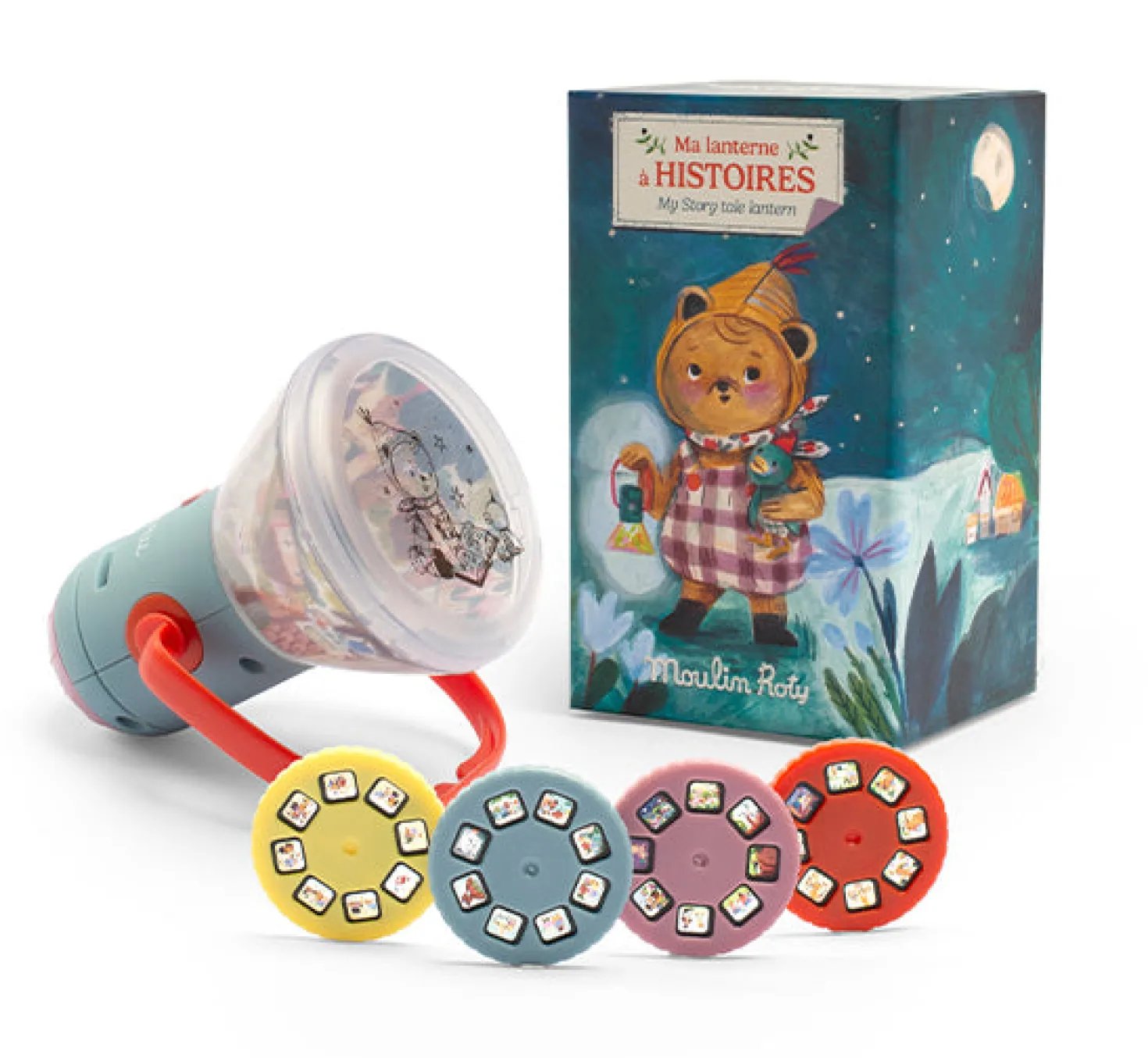 Proyector de cuentos Minouchkas · Moulin Roty