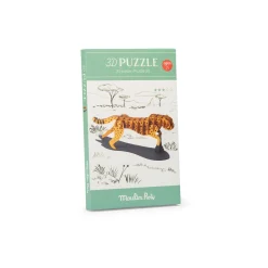 Puzzle 3D guepardo autour du monde · Moulin Roty