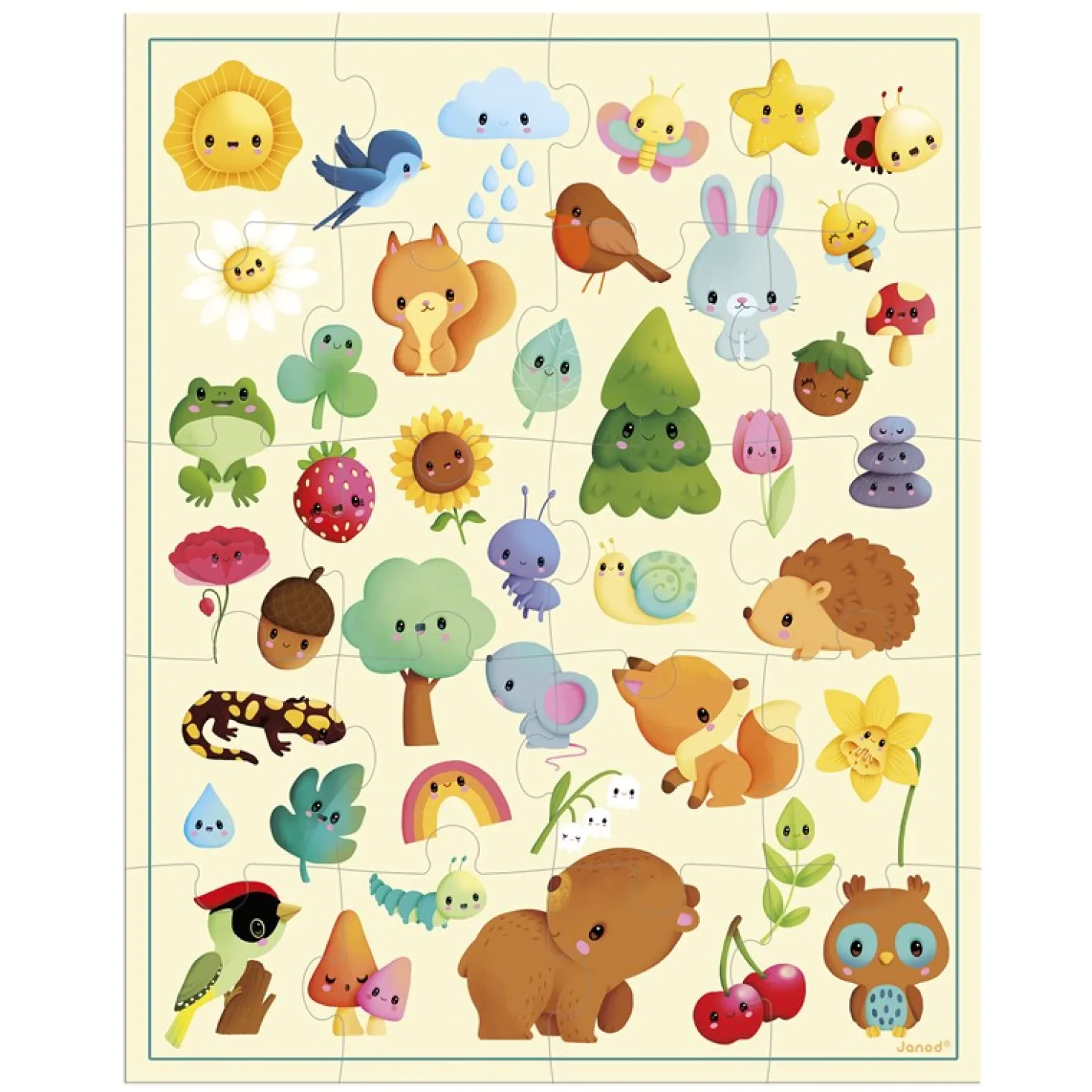 Puzzle La Naturaleza 20 piezas · Janod