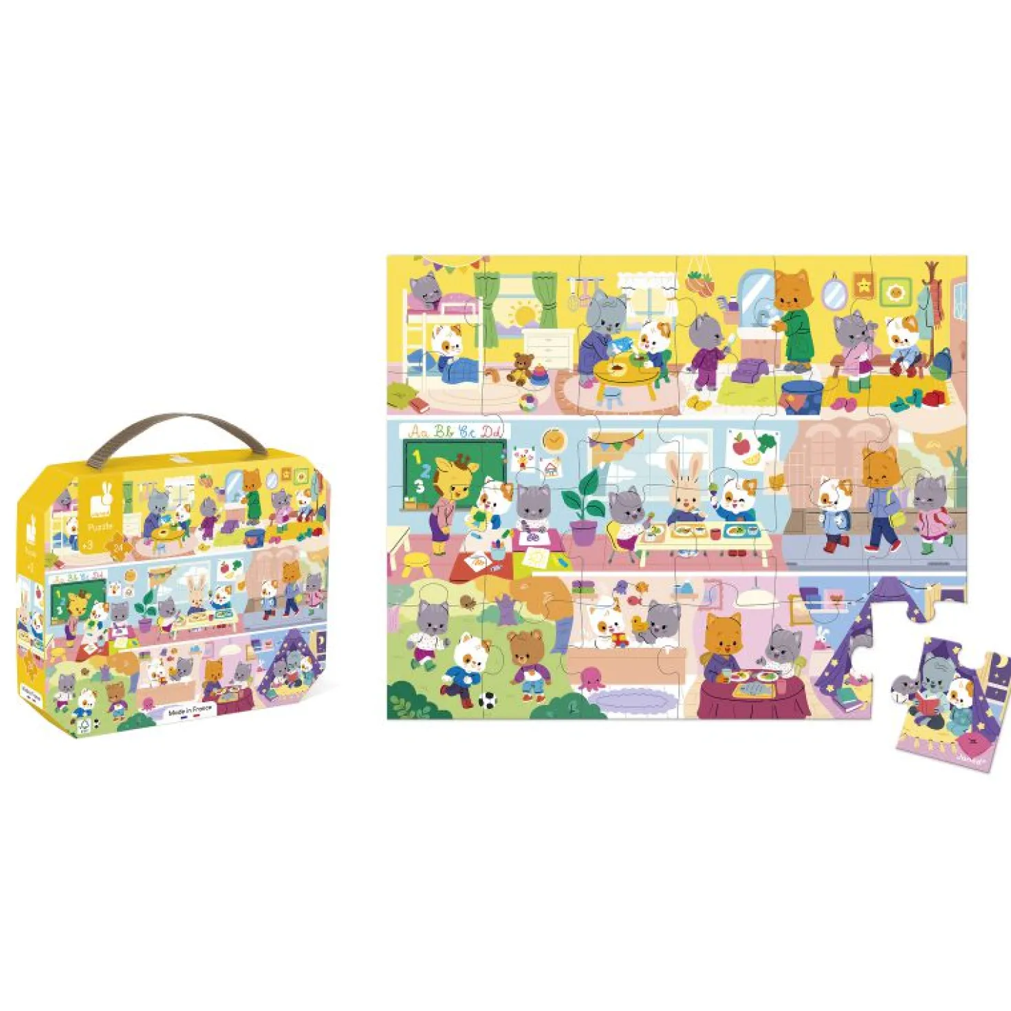 Puzzle Las Rutinas 24 piezas · Janod
