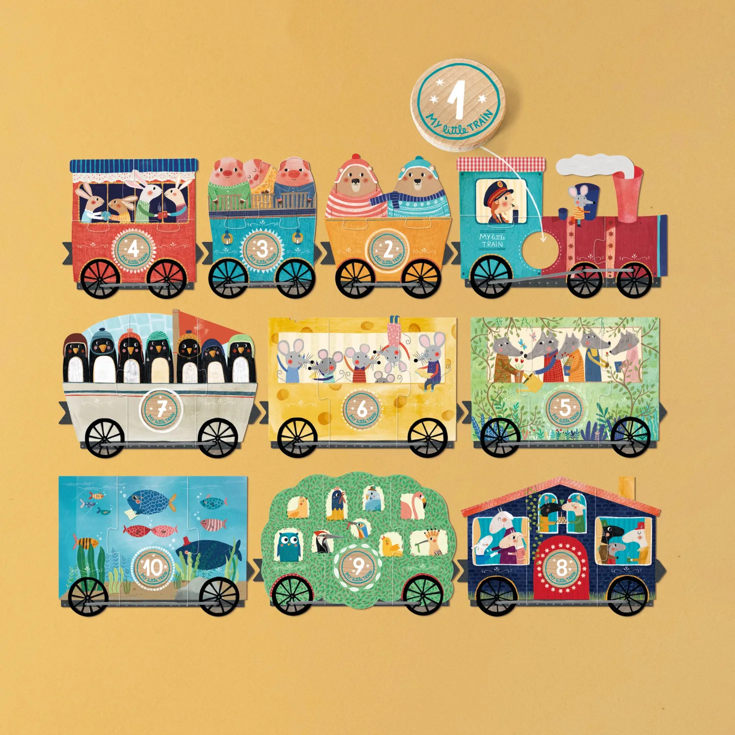 Puzzle My little train · Londji