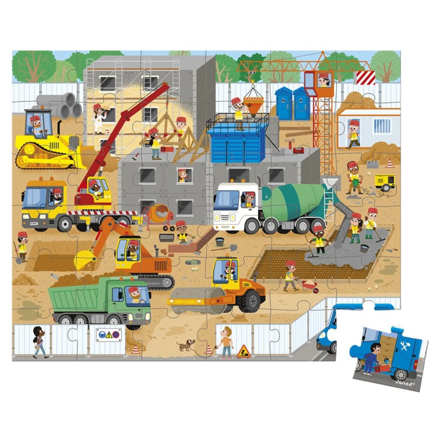 Puzzle obra 36 piezas · Janod