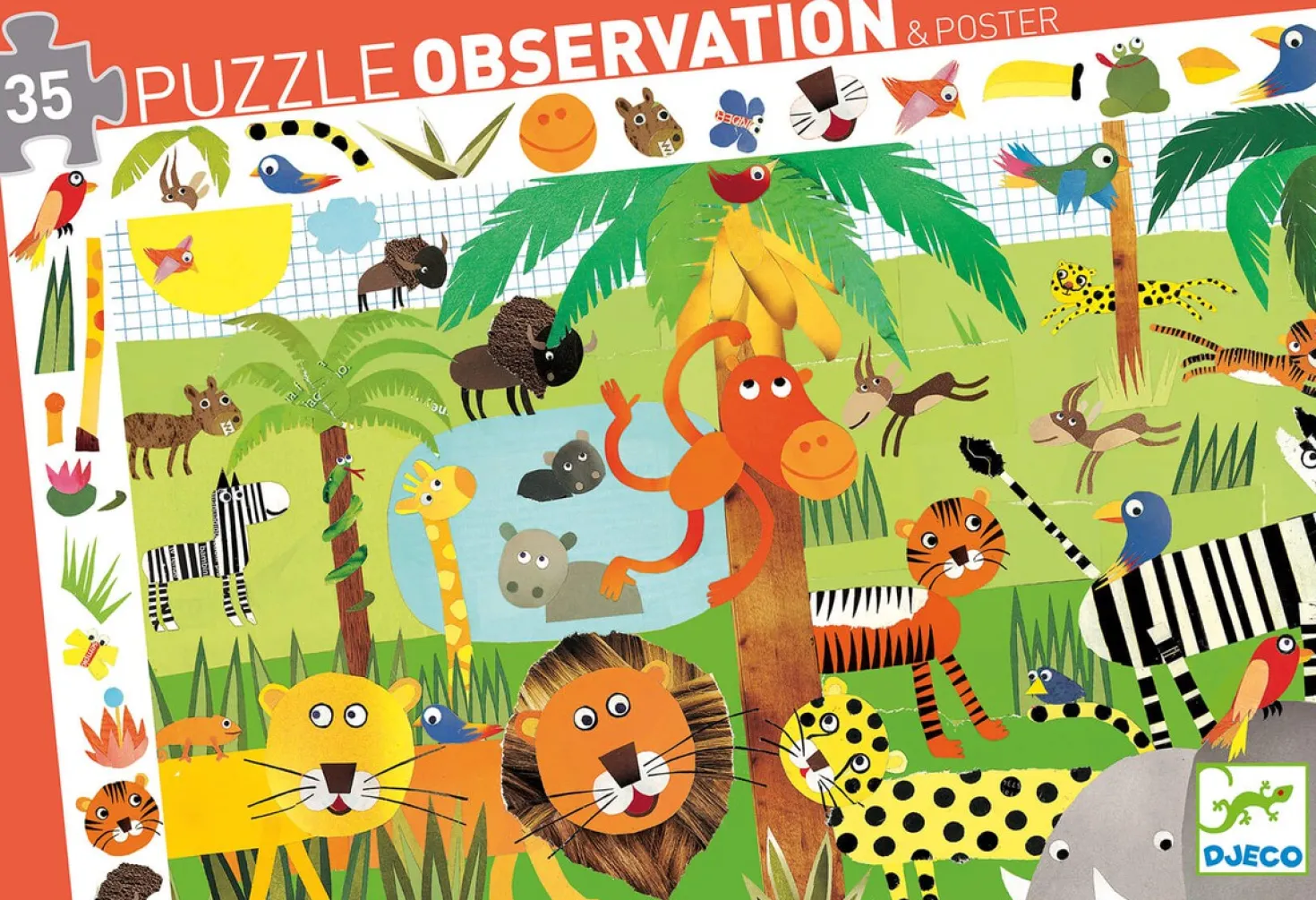 Puzzle Observación La Jungla · Djeco
