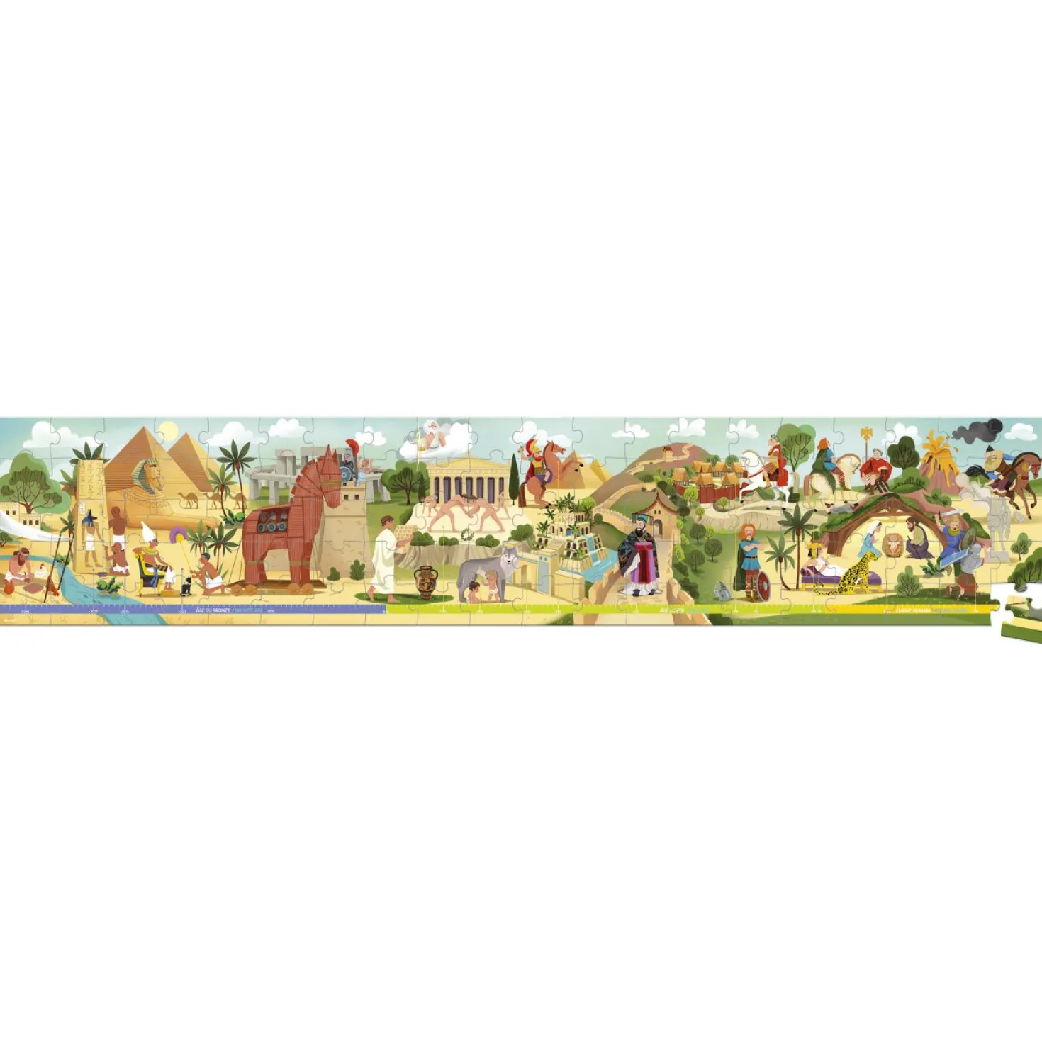 Puzzle 100 piezas - Antigüedad y Mitología · Janod