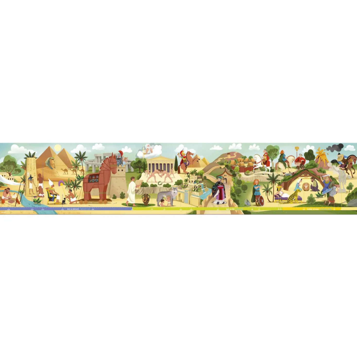 Puzzle 100 piezas - Antigüedad y Mitología · Janod
