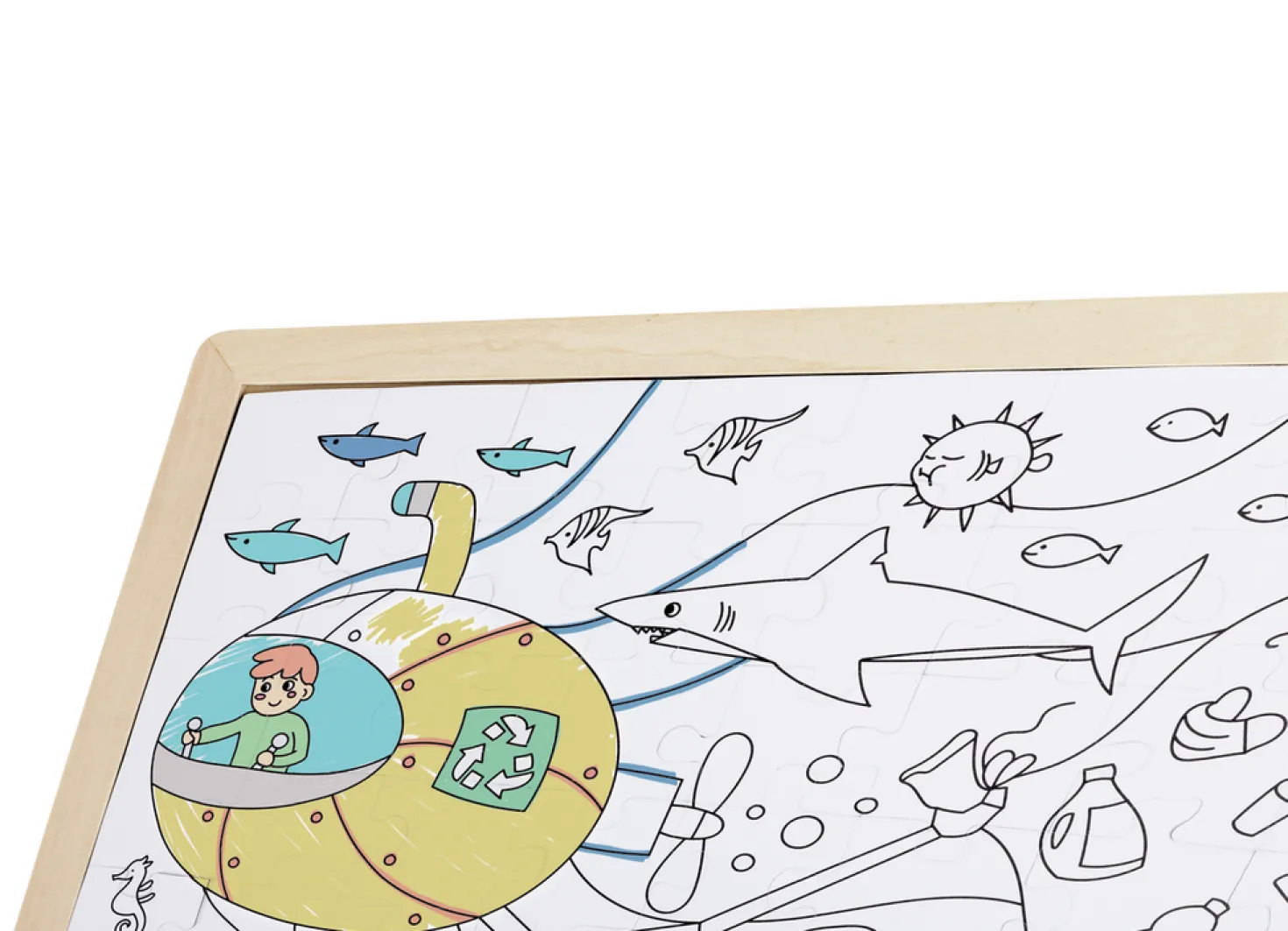 Puzzle rescate del océano · Hape
