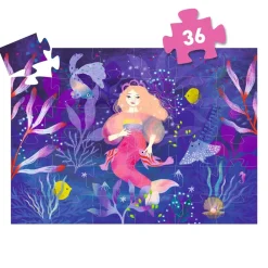 Puzzle Silueta · Ella, la sirena