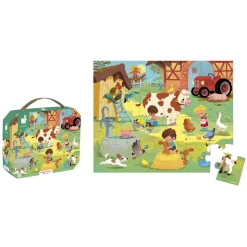 Puzzle Un Día en la Granja 24 piezas · Janod