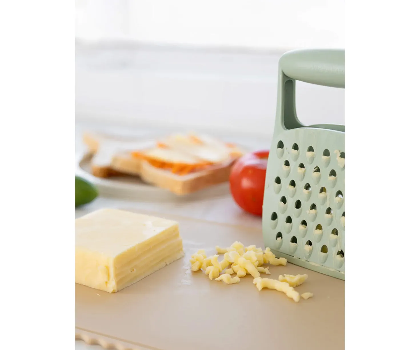 Rallador Infantil Kiddikutter Grater Sage · KiddiKutter