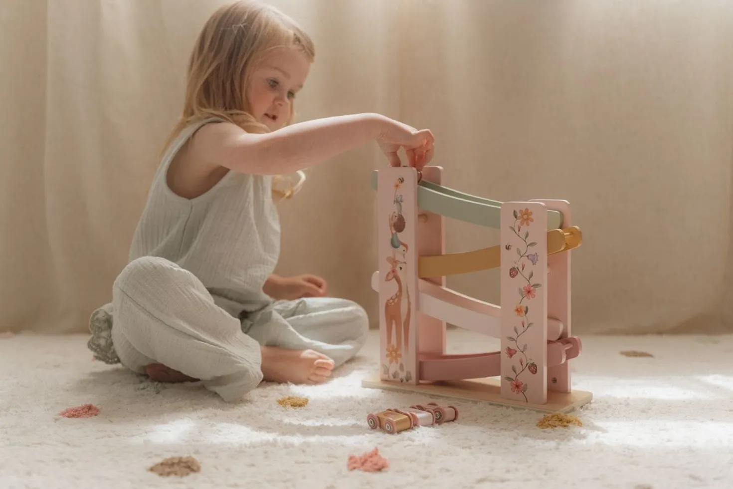 Rampa de carreras FSC Rosa Fairy Garden · Little Dutch