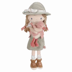 Rosa Exploradora Muñeca Blandita Safari · Little Dutch