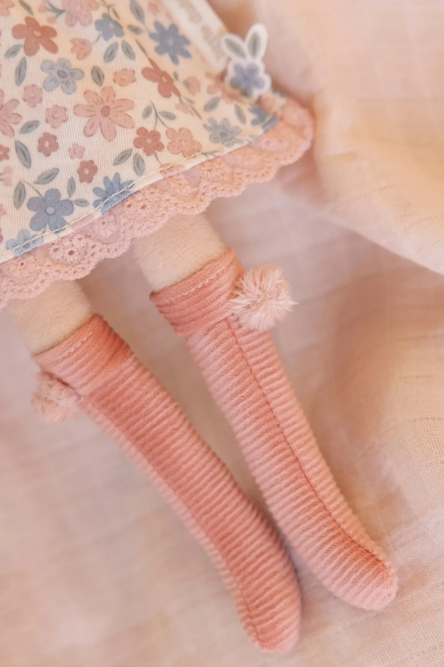 Rosa Muñeca Blandita Nueva · Little Dutch