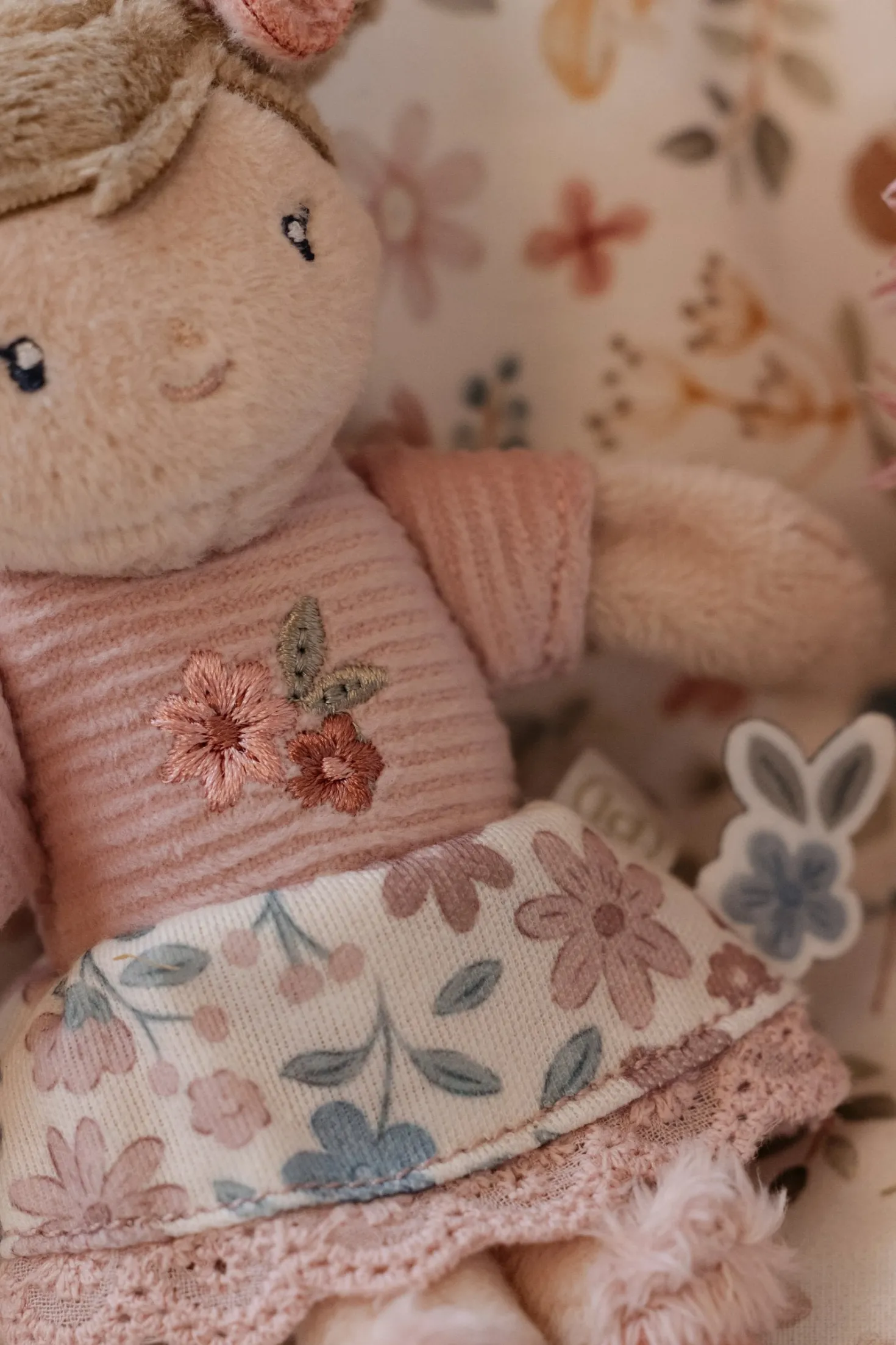 Rosa Muñeca Blandita Pequeña Nueva · Little Dutch