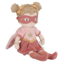 Rosa Superheroína Muñeca Blandita · Little Dutch