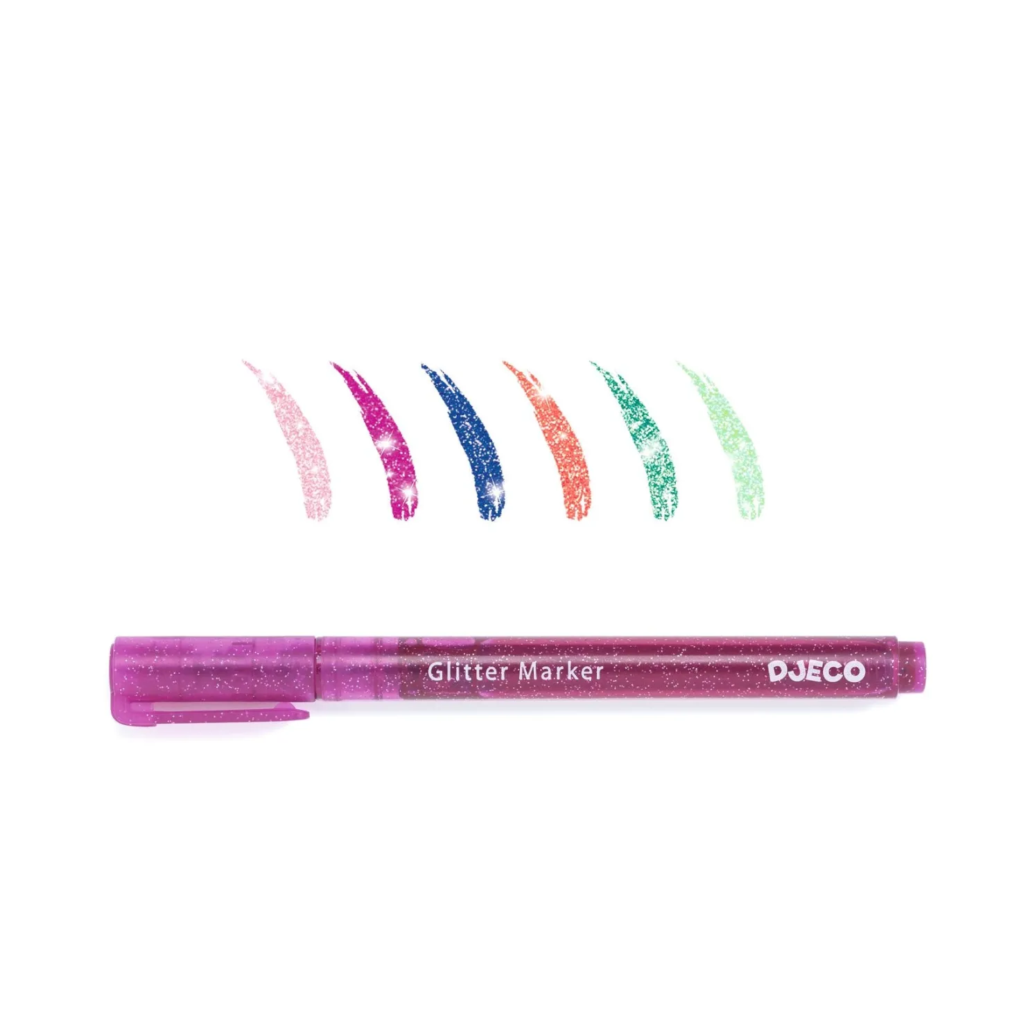 Rotuladores Purpurina Pastel (6 ud) · DJECO