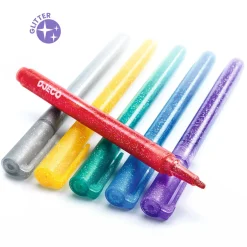 Rotuladores Purpurina Primarios (6 ud) · DJECO