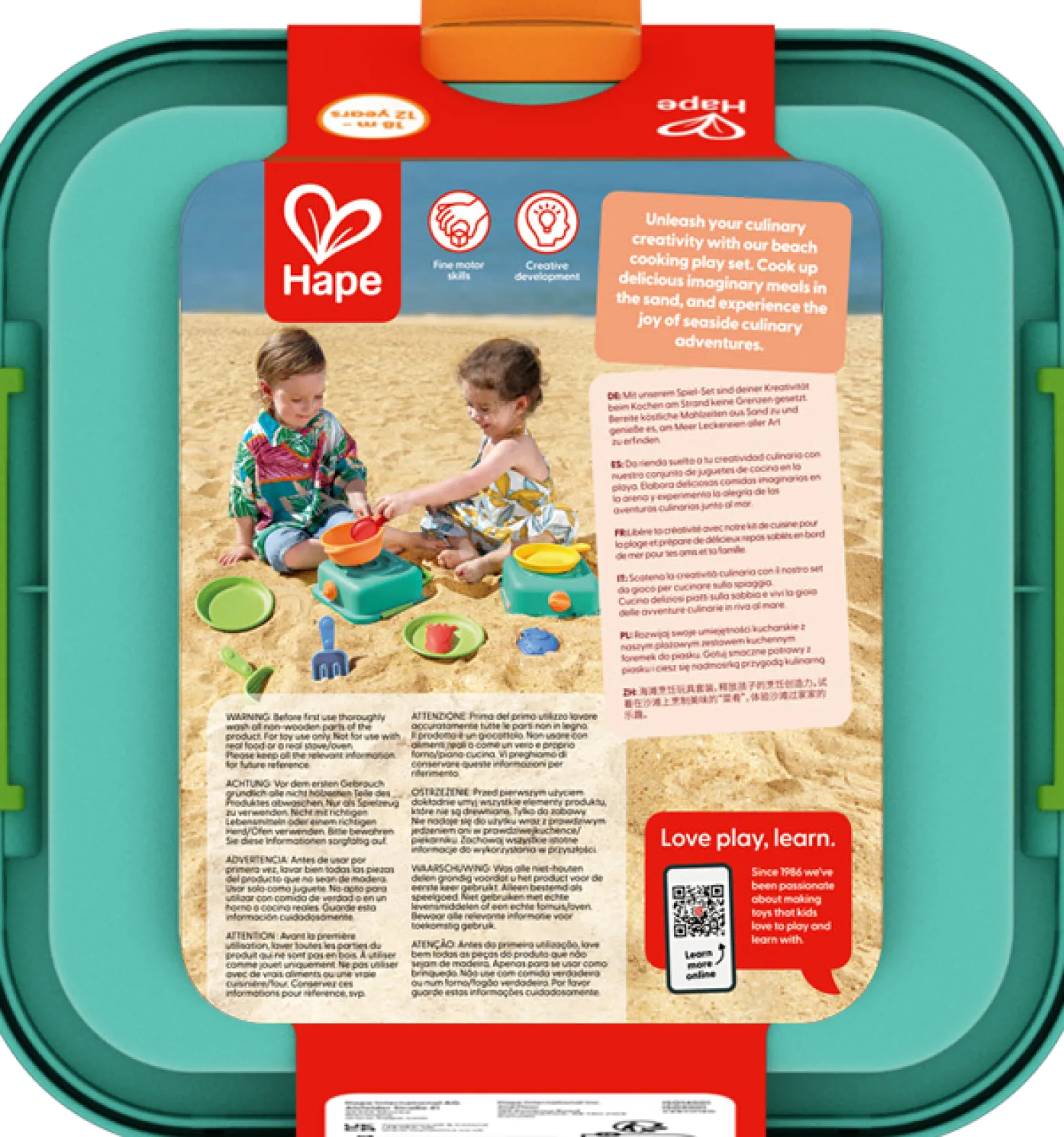 Sandy Chef - Set de cocina para arena · Hape