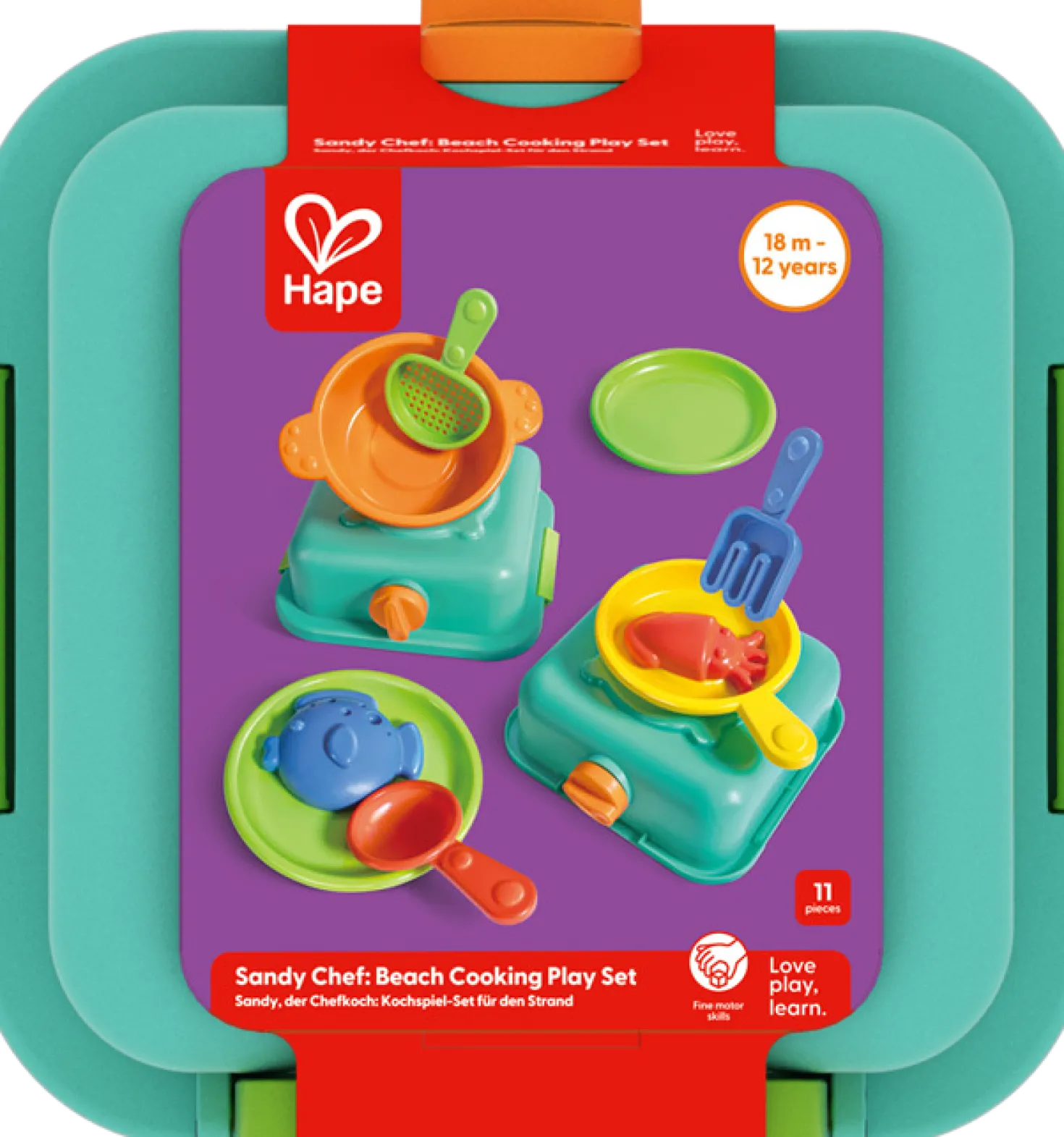 Sandy Chef - Set de cocina para arena · Hape