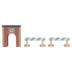 Set Construcción con grúa FSC · Little Dutch