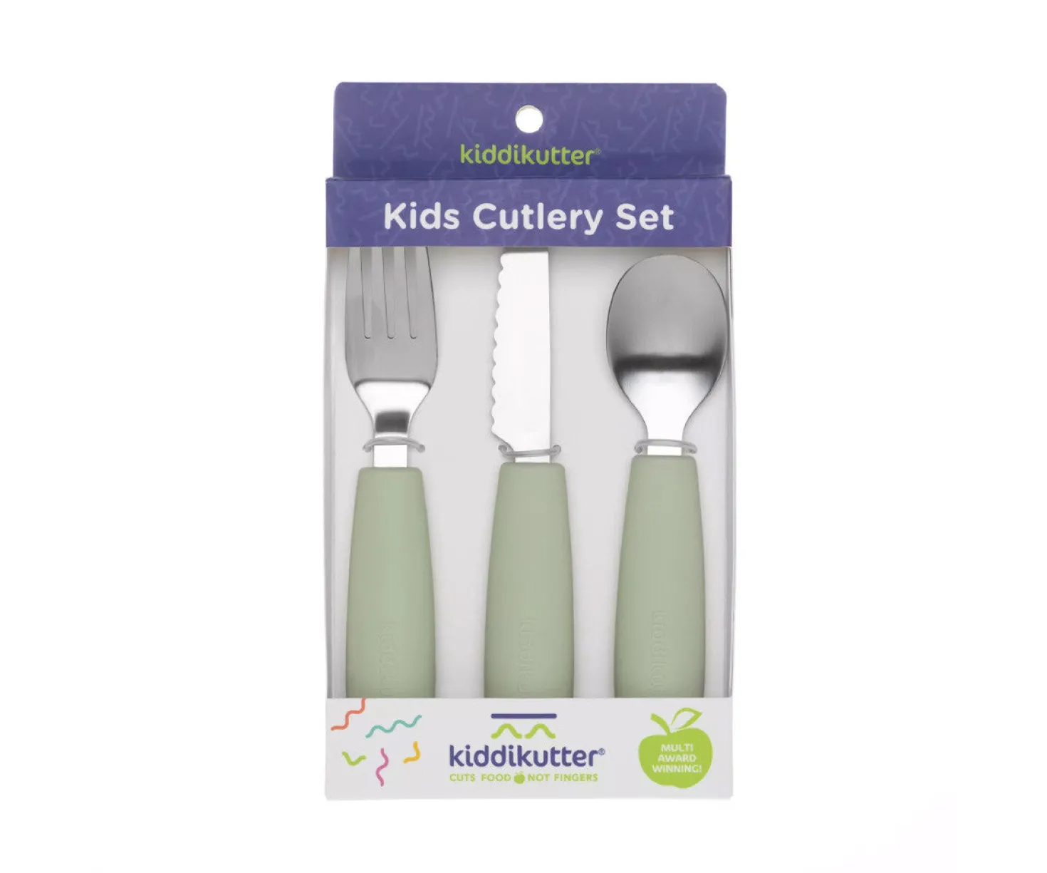 Set cubiertos varios colores · KiddiKutter