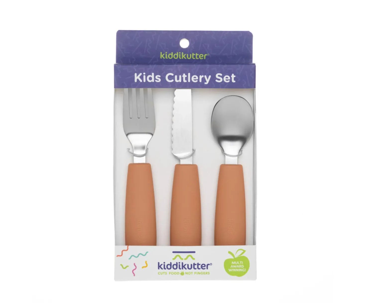 Set cubiertos varios colores · KiddiKutter