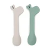 Set 2 cucharas silicona Lalee green · Done by Deer