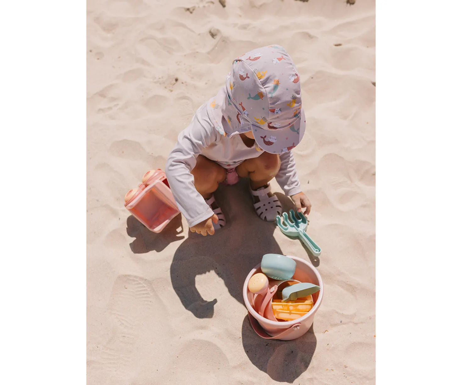 Set de Juguetes de Playa Cubo Playa Mermaid Cats