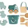 Set de Juguetes de Playa Cubo Playa Whale Teal
