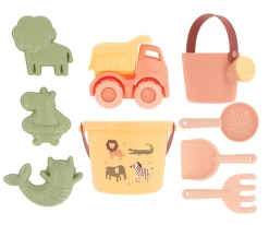 Set de Juguetes de Playa Cubo Playa Wild Animals