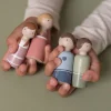 Set familia rosa Casa de Muñecas Madera FSC · Little Dutch