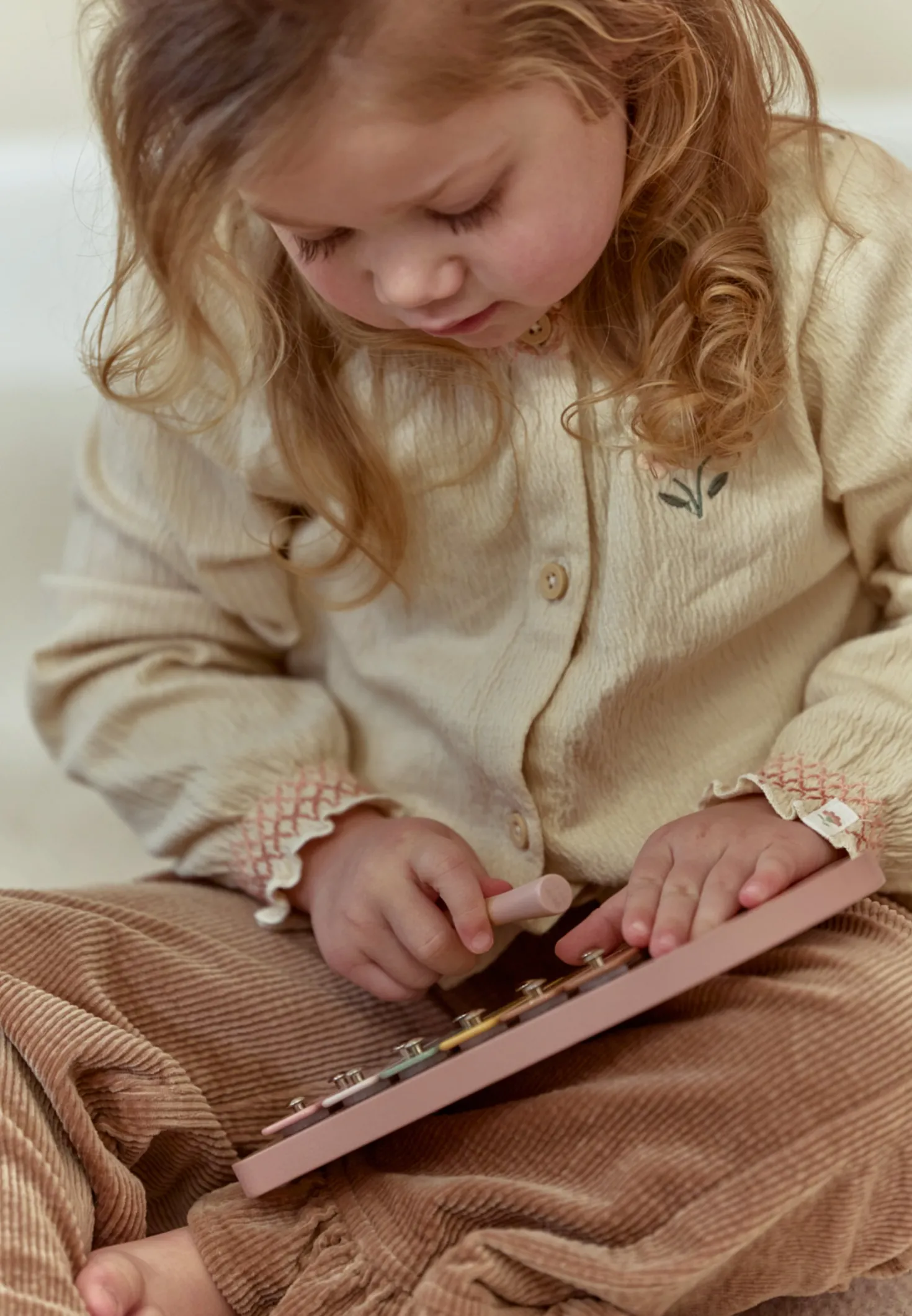 Set musical rosa Safari Friends · Little Dutch